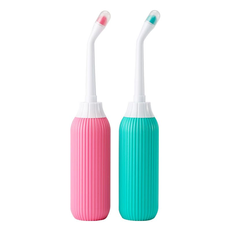 HANNEA 2 set 500ml Portable Jet Sprays with Bag/2 Nozzles for Toilet Retractable Handheld Travel Portable Bidet, Travel Essentials, Toilet Postpartum Perineal Clean Childbirth Cleaner-(Pink+Green) HANNEA 2 set 500ml Portable Jet Sprays with Bag/2 Nozzles for Toilet Retractable Handheld Travel Portable Bidet, Travel Essentials, Toilet Postpartum Perineal Clean Childbirth Cleaner-(Pink+Green)